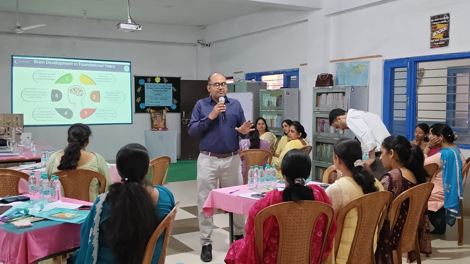 National Curriculum Framework Foundational Stage: A training program was organied in SD Public School through the aegis of CBSE. Trainers elobrated the concepts to the teachers in detail.
