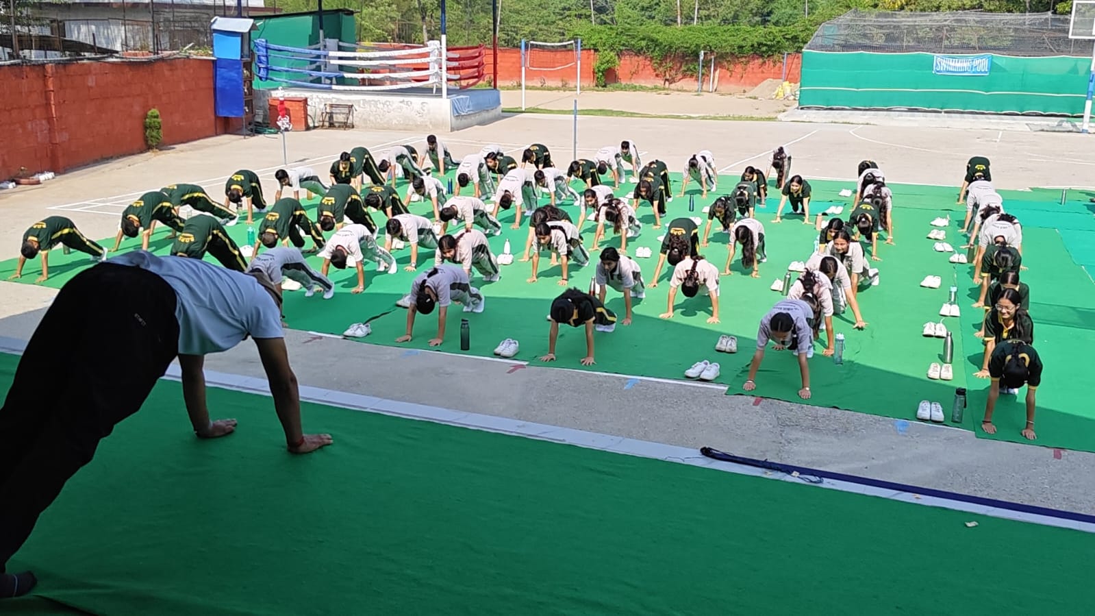 Celebration Of International Yoga Day.